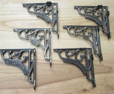 antique metal shelf brackets|old style shelf brackets.